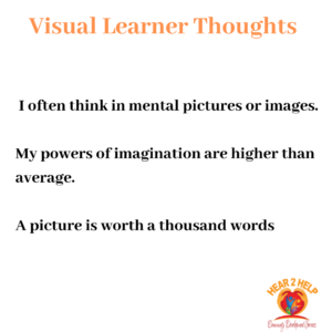 Visual Learner Thoughts