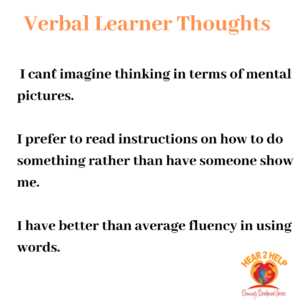 Verbal Learning Thoughts